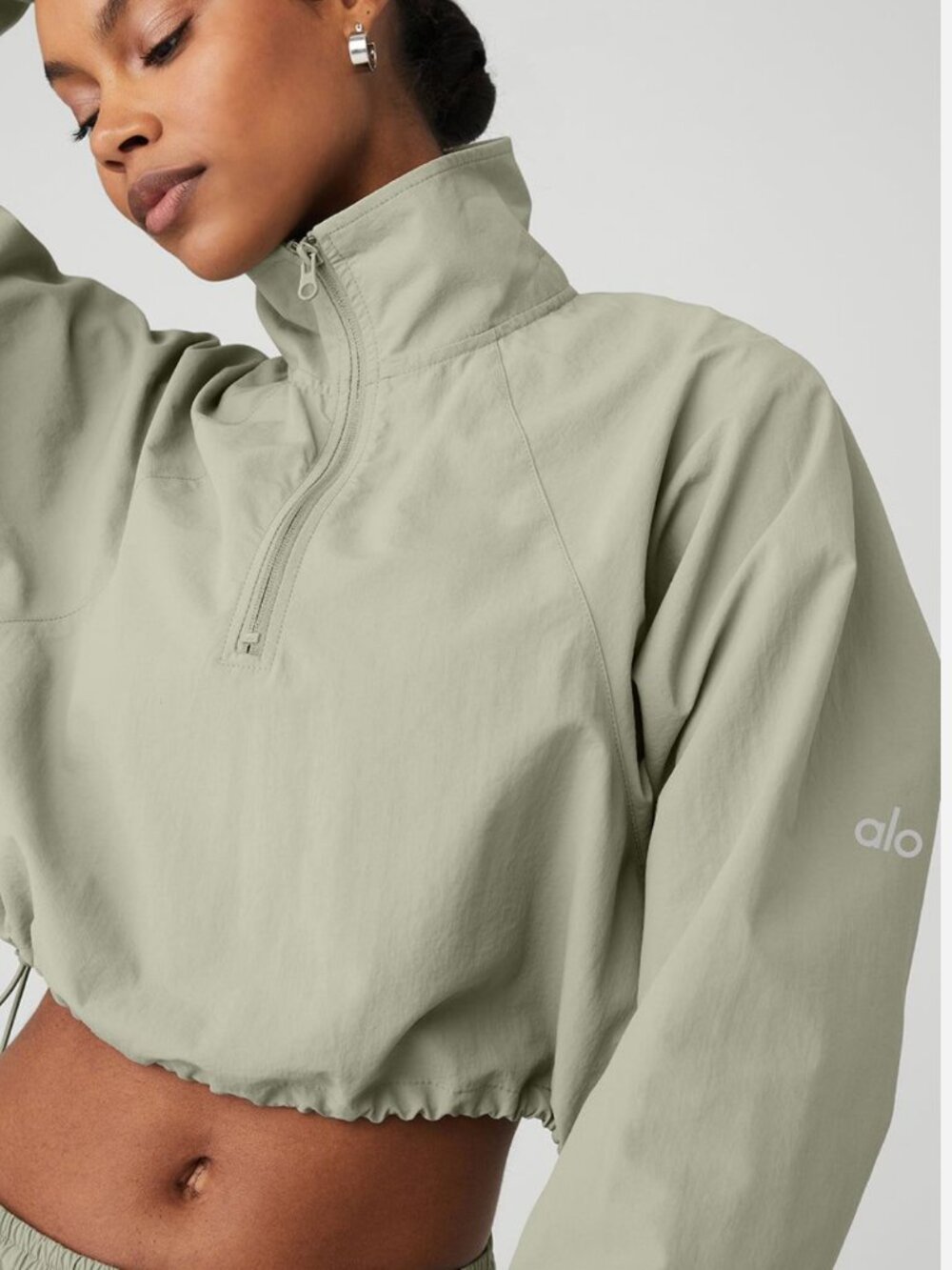 Cropped 1/4 Zip Alumni Pullover -
